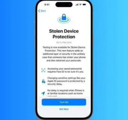 垫江苹果授权维修店分享被盗设备保护功能开启方法 