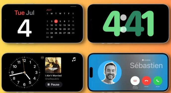 垫江苹果手机维修分享iOS17横屏充电待机显示有什么好处 