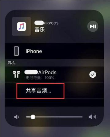 垫江苹果14音频维修点分享iPhone14音频共享设置方法 