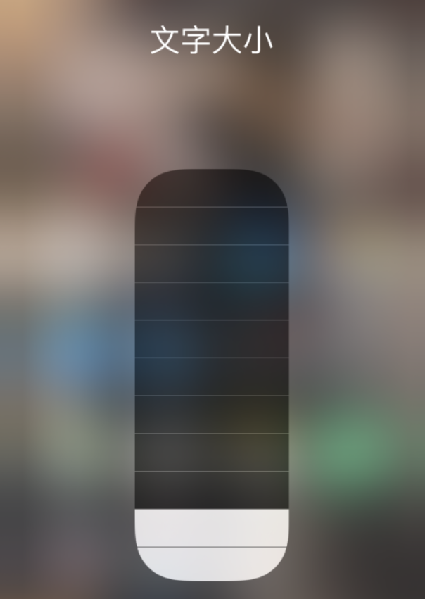 垫江苹果手机维修分享小技巧：在 iPhone 控制中心快速调节字体大小 