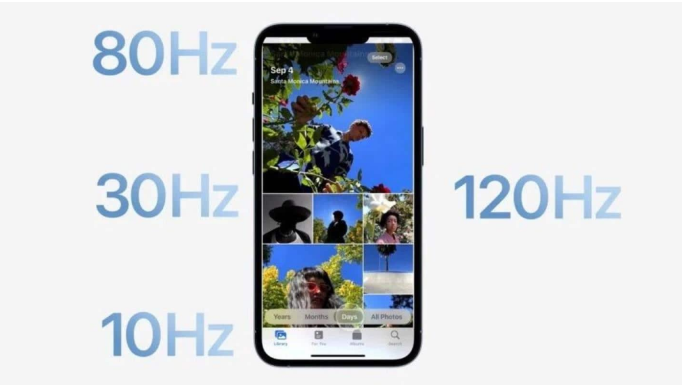 垫江苹果14维修分享iPhone 14有高刷吗 
