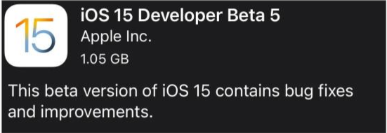 垫江苹果手机维修分享如何升级到iOS15.0 beta5 